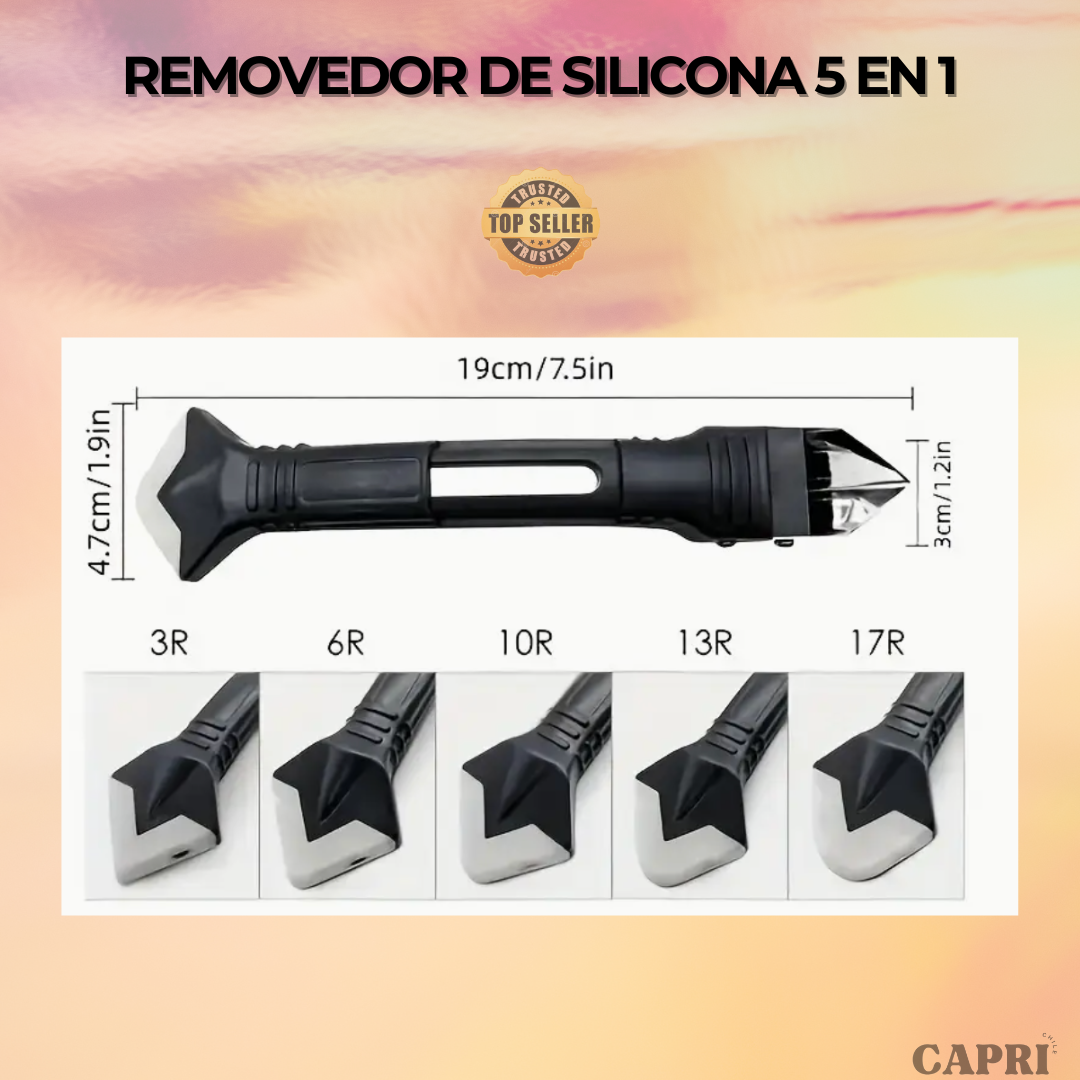 REMOVEDOR DE SILICONA 5 EN 1