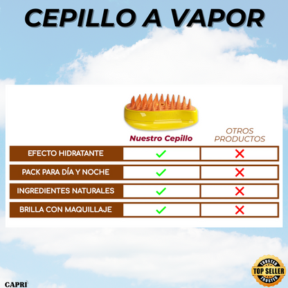 PETSPA - Cepillo a Vapor para Mascotas