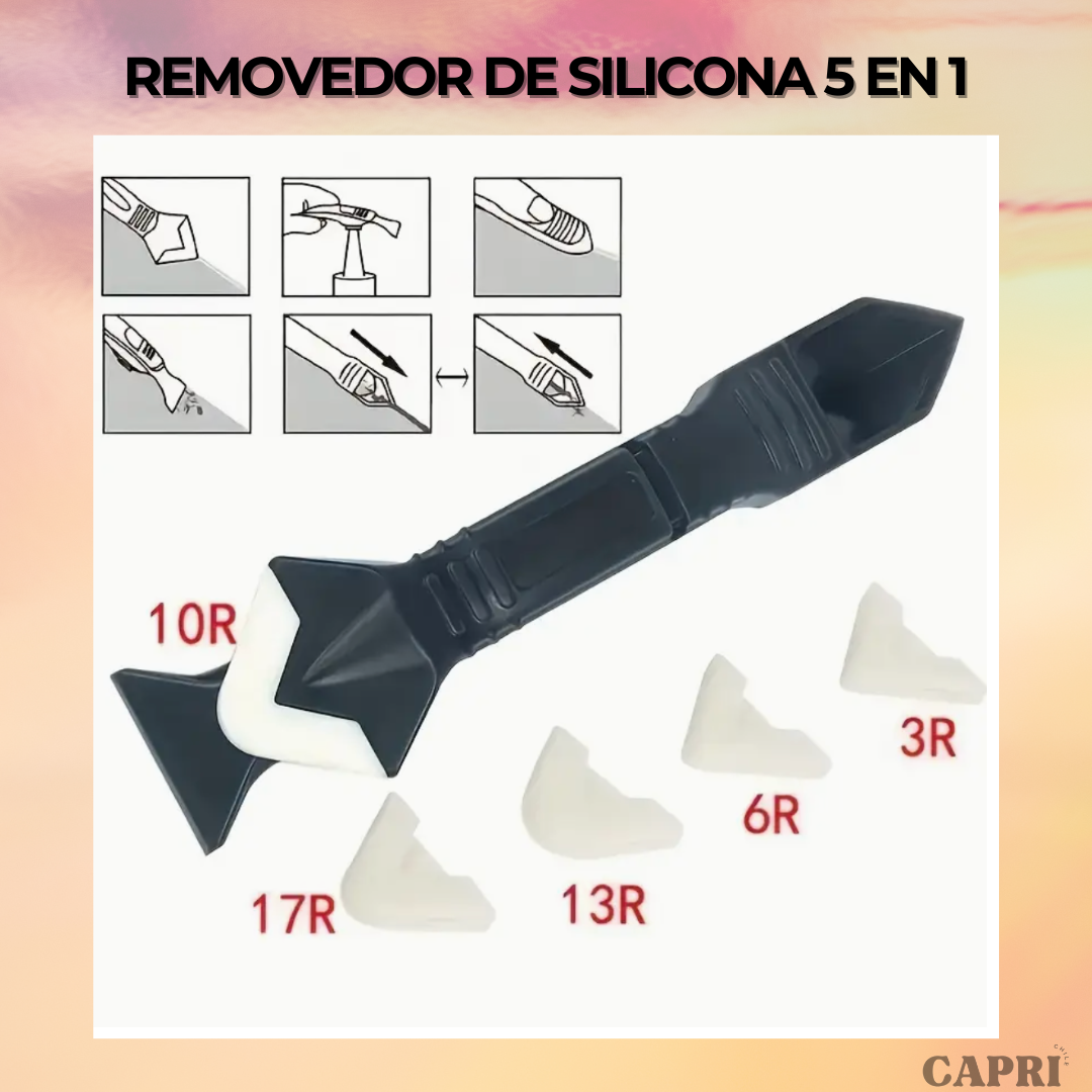 REMOVEDOR DE SILICONA 5 EN 1