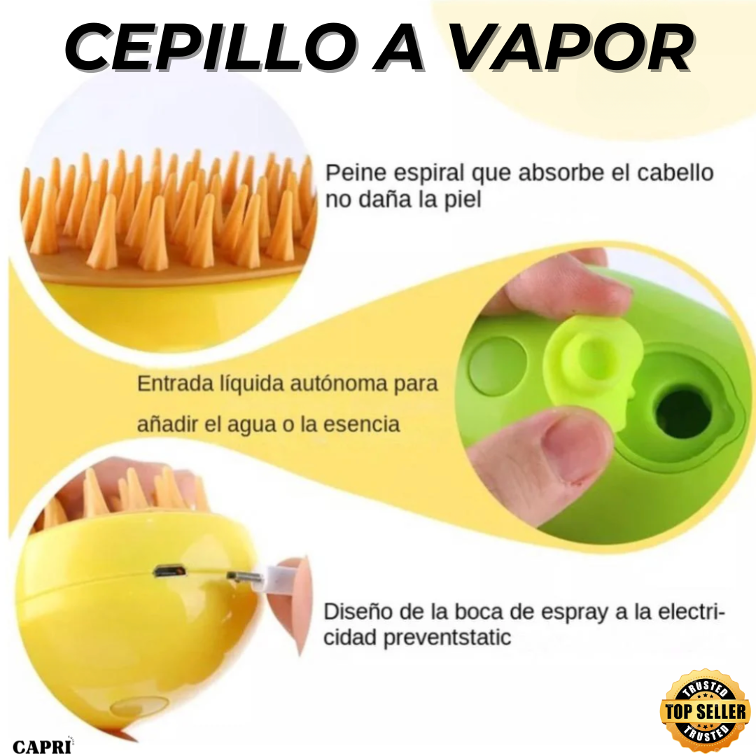 PETSPA - Cepillo a Vapor para Mascotas