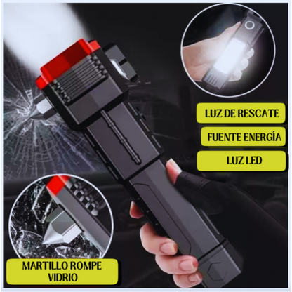 Linterna PRO - Linterna Martillo 4 en 1